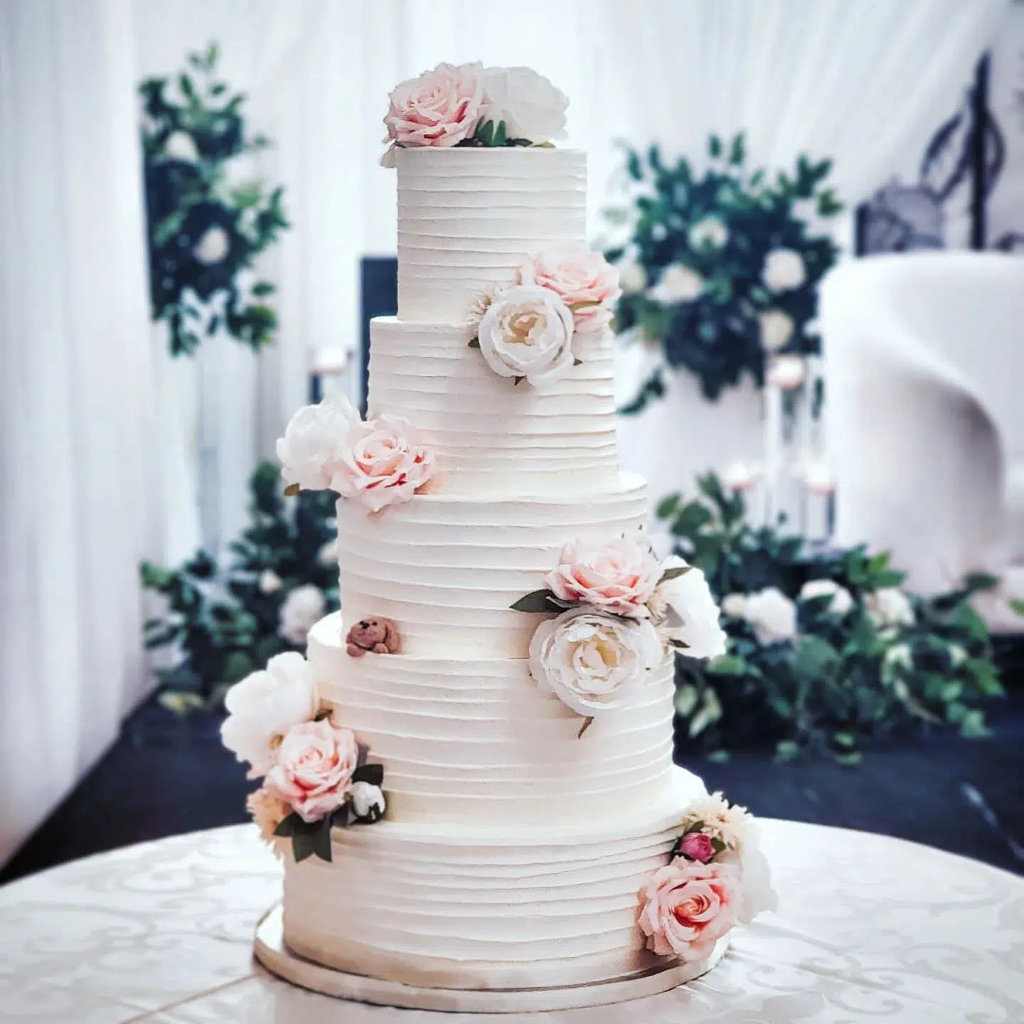 5 Tier wedding Cake