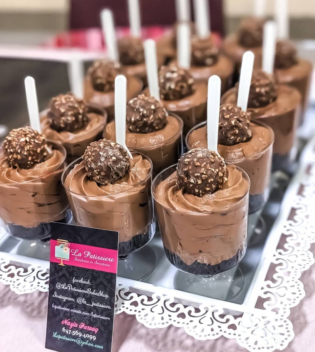 Nutella Mousse Shots