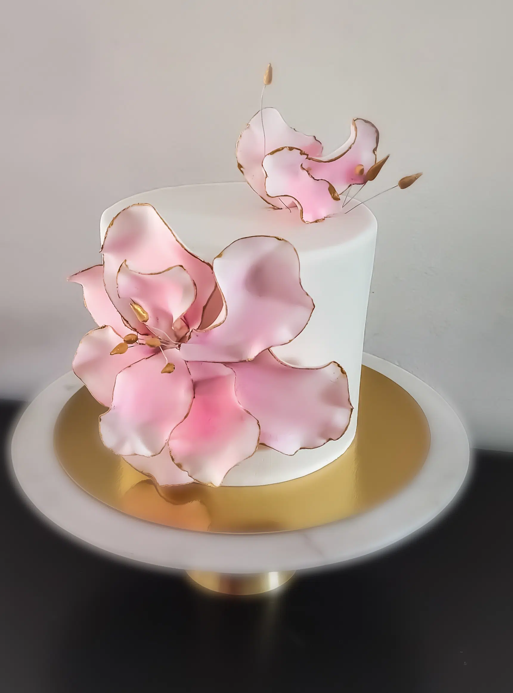 Pink Petals Cake